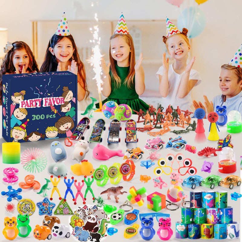 Yutin 300 PCS Party Favor for Kids Goodie Bags Stuffers  Prize Box Toys for Kids Classroom Bulk  Small Fidget Toys Pinata Fillers  Treasure Chest Toy for Students Rewards  Carnival Prizes  Birthday Gifts - Image 2